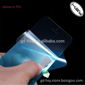 HUYSHE cell phone use screen guard for iphone 5 TPU screen protector 9h tempered glass